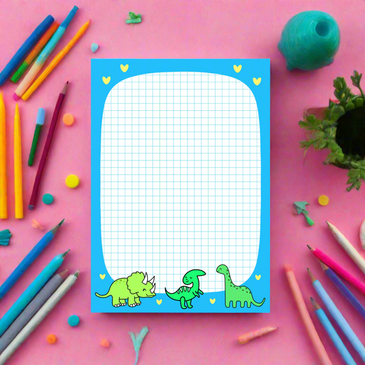 Dinosaur A5 notepad