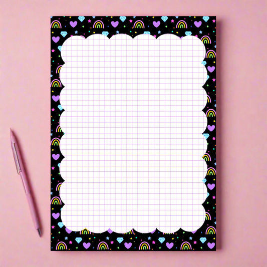 Dark Rainbows Notepad