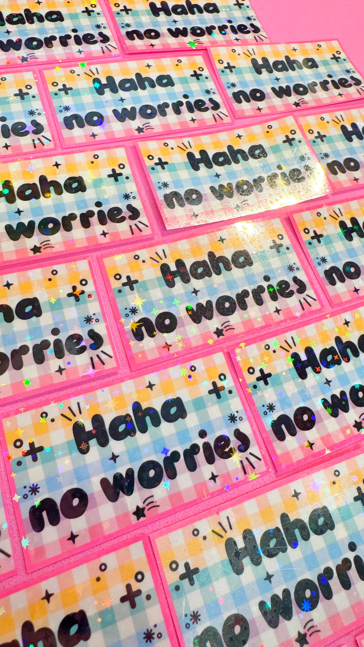 Haha No Worries Sticker