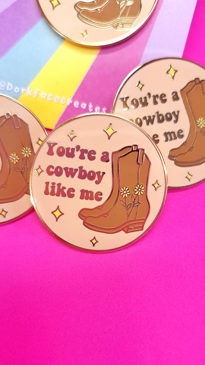 Cowboy Swiftie Pin
