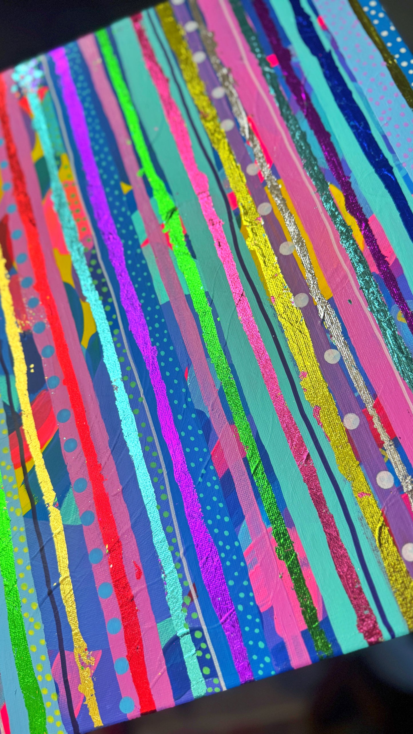 ‘Electric Days’ Original Art Canvas