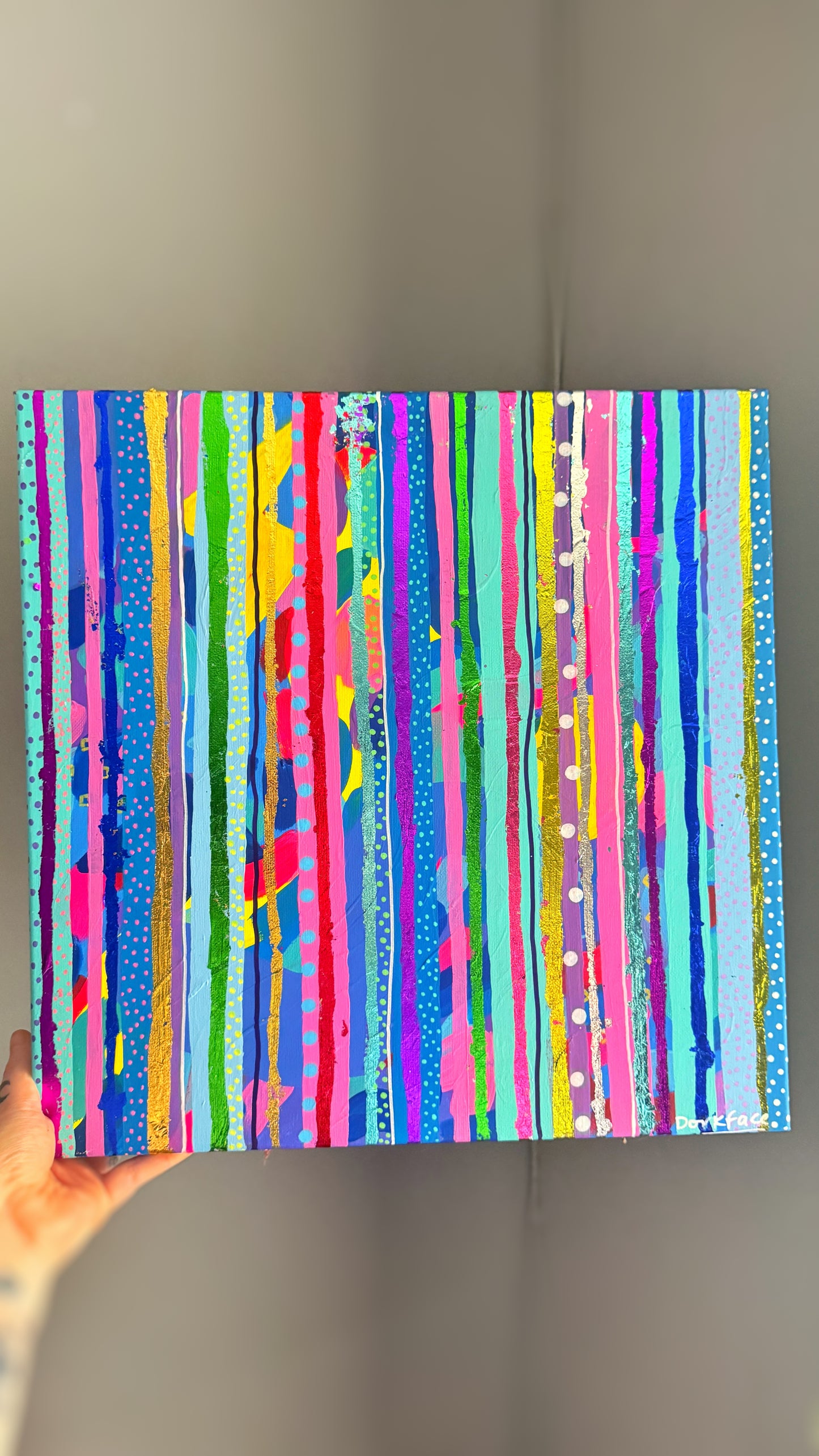 ‘Electric Days’ Original Art Canvas