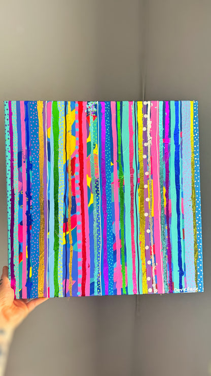 ‘Electric Days’ Original Art Canvas