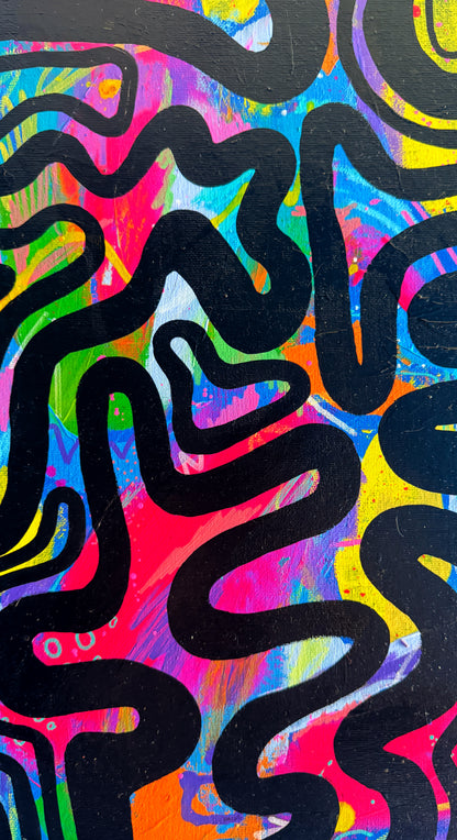 Rainbow Drift Painting