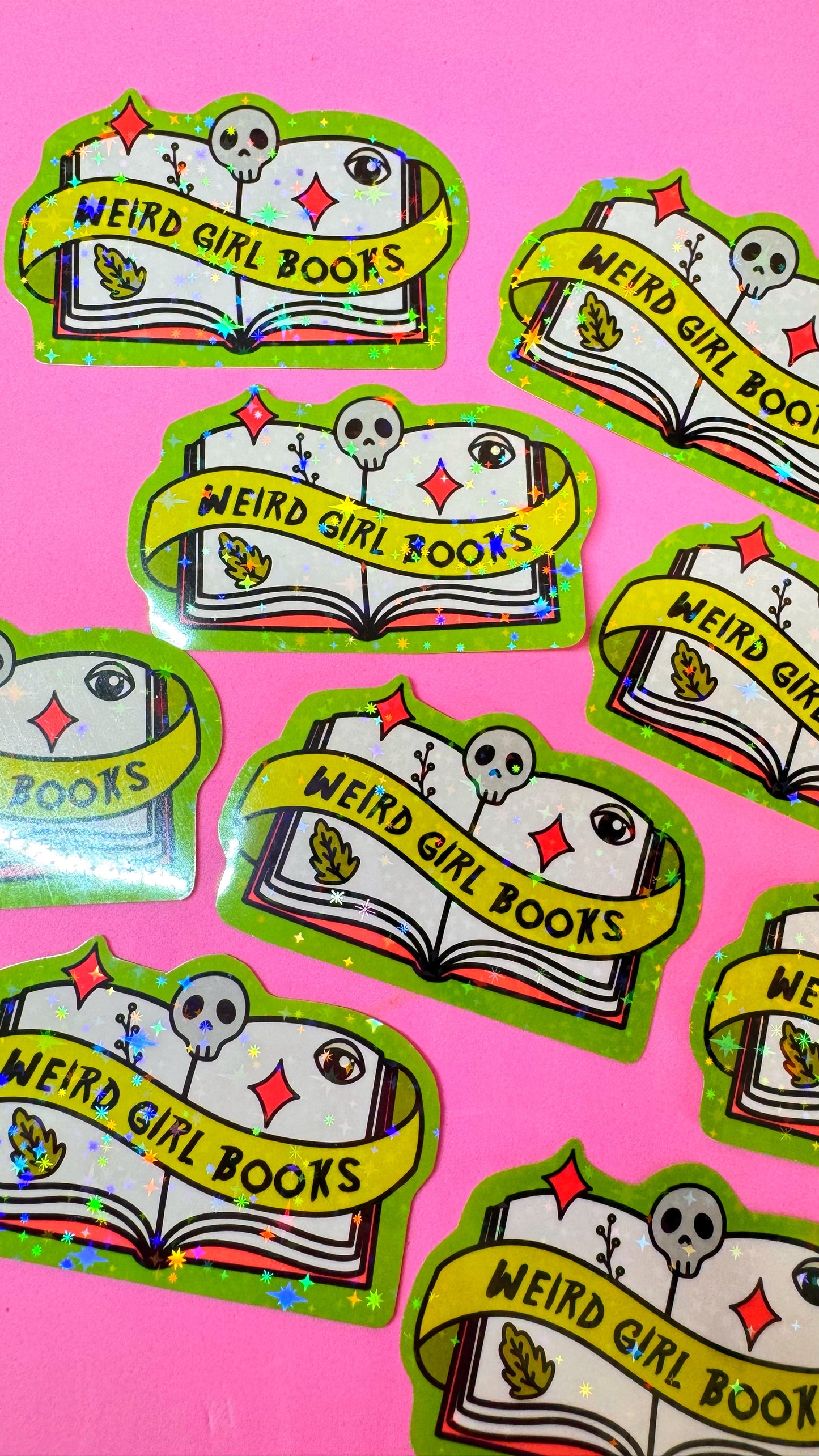 Weird Girl Books Sticker