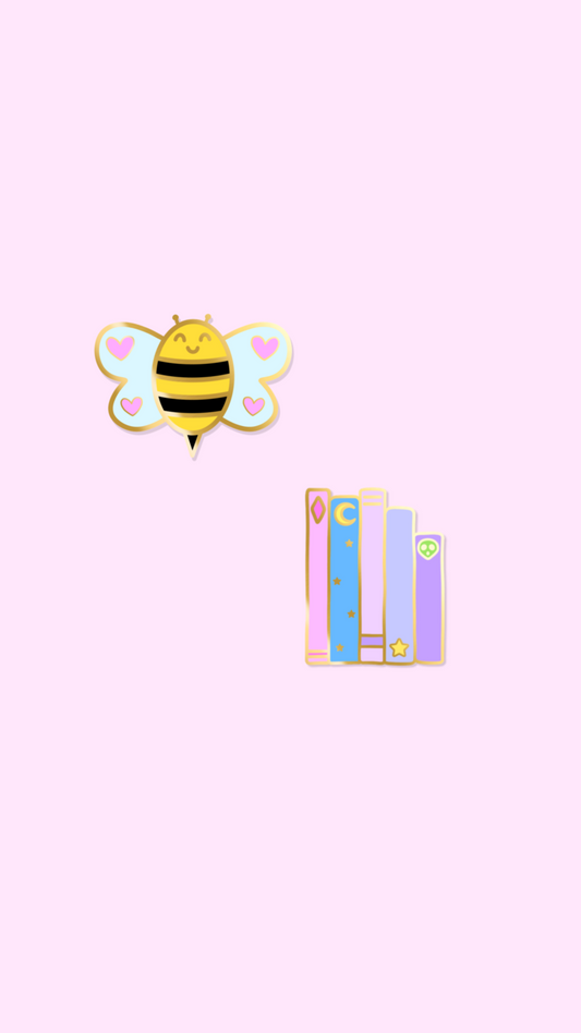 New Pins Preorder Bee & Books