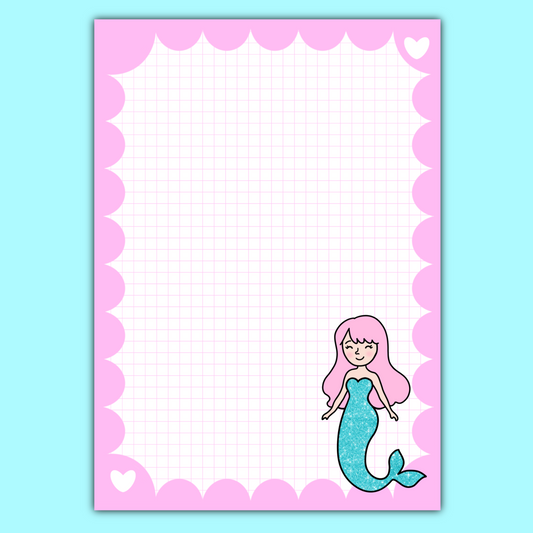 Mermaid Notepad