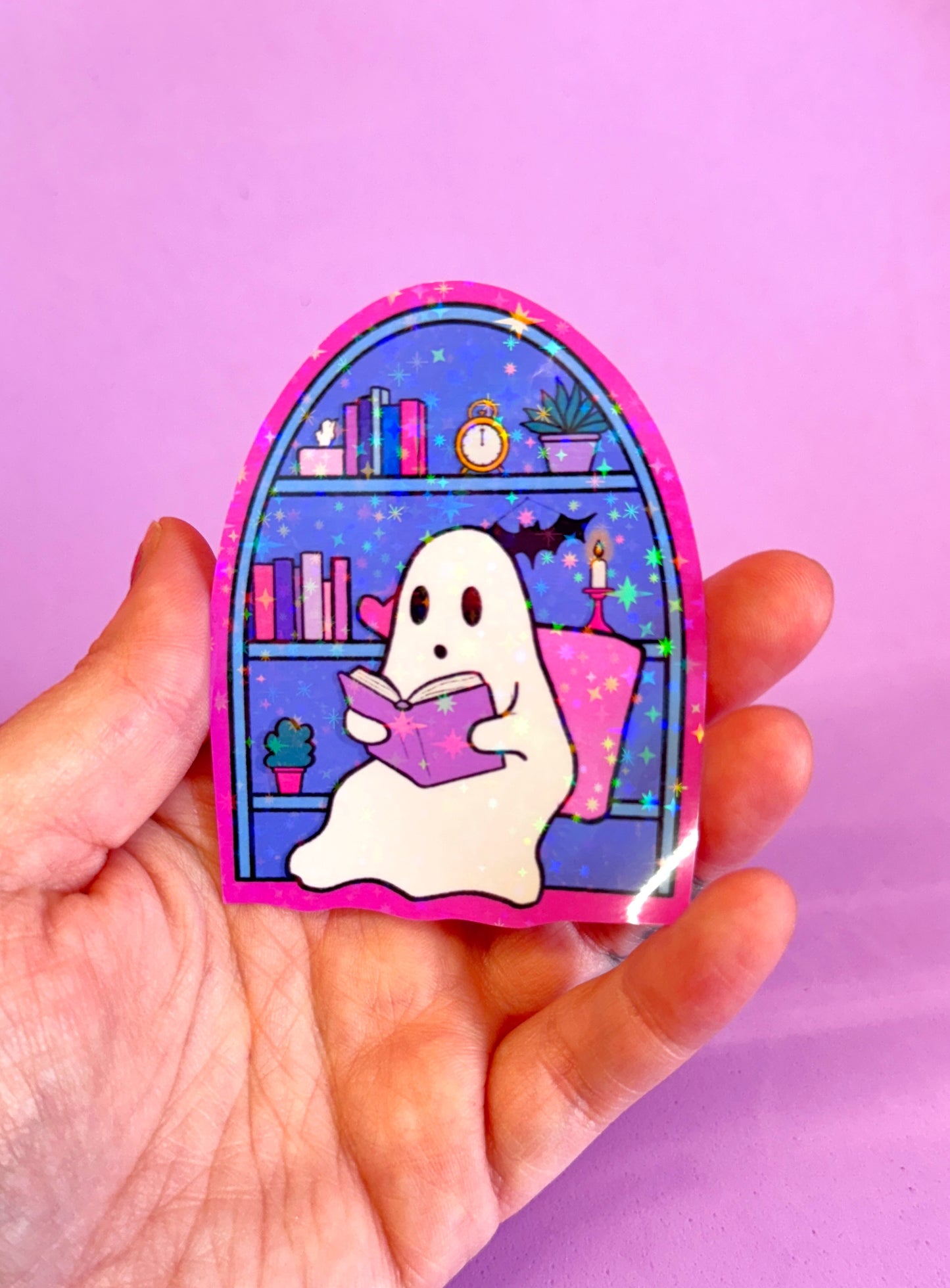 Ghost Reading Sticker