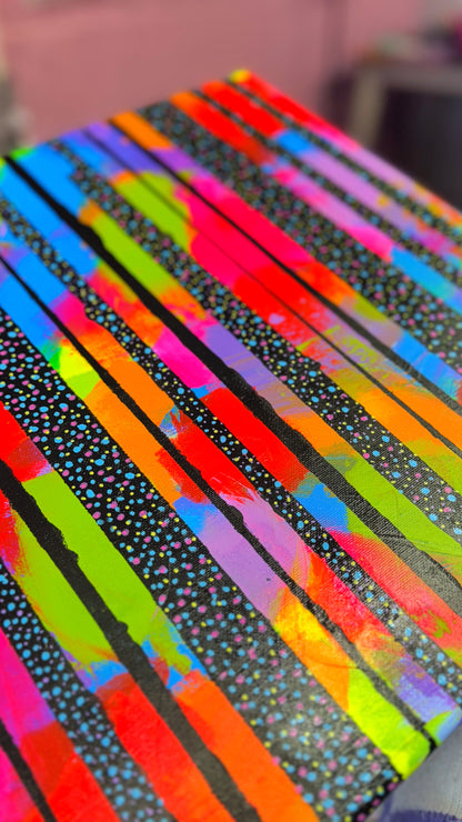 Rainbow Riot 🌈 Painting