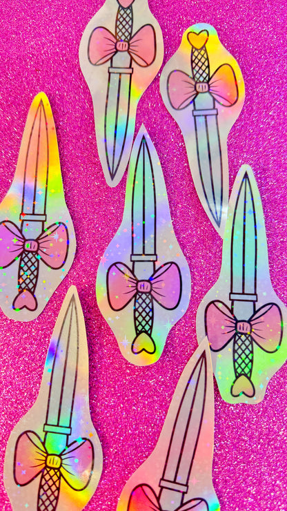 Pretty Sword Holo Sticker