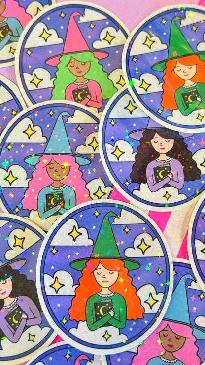 Witch Stickers (various designs)