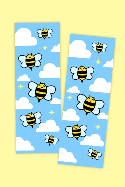 Cloudy Bee Bookmark