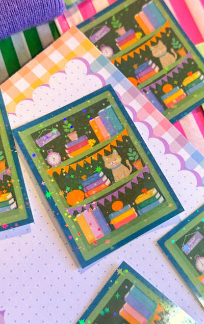 Autumn Bookcase Sticker