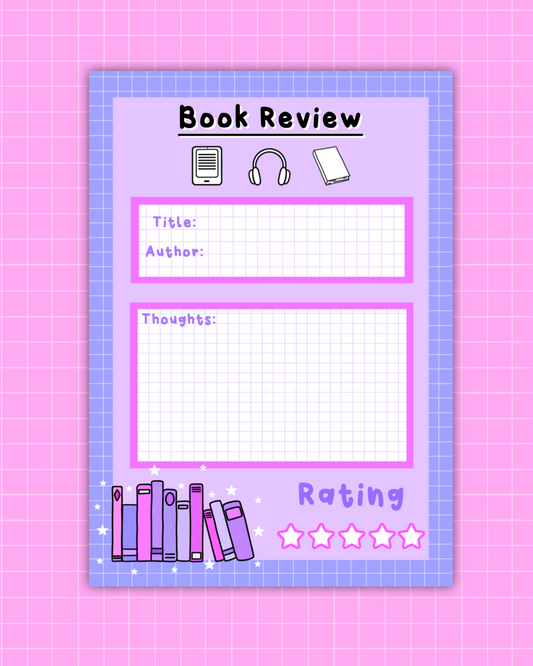 Book Review Notepad