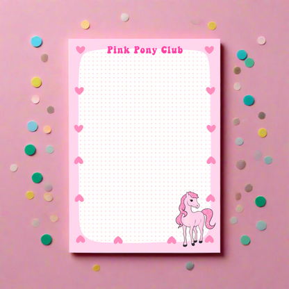 Pink Pony Notepad