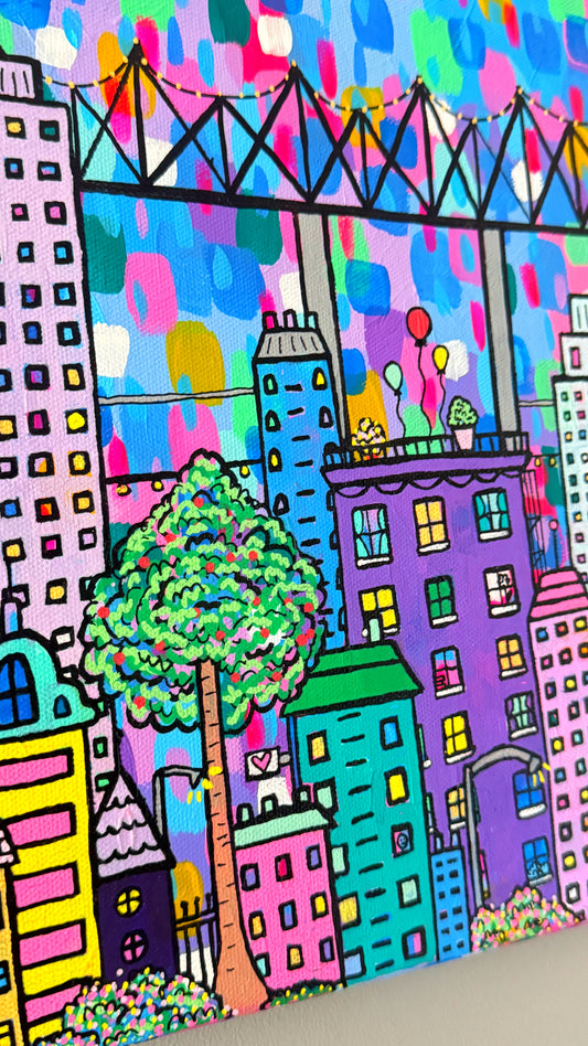 ‘Urban Rainbow’ Original Painting