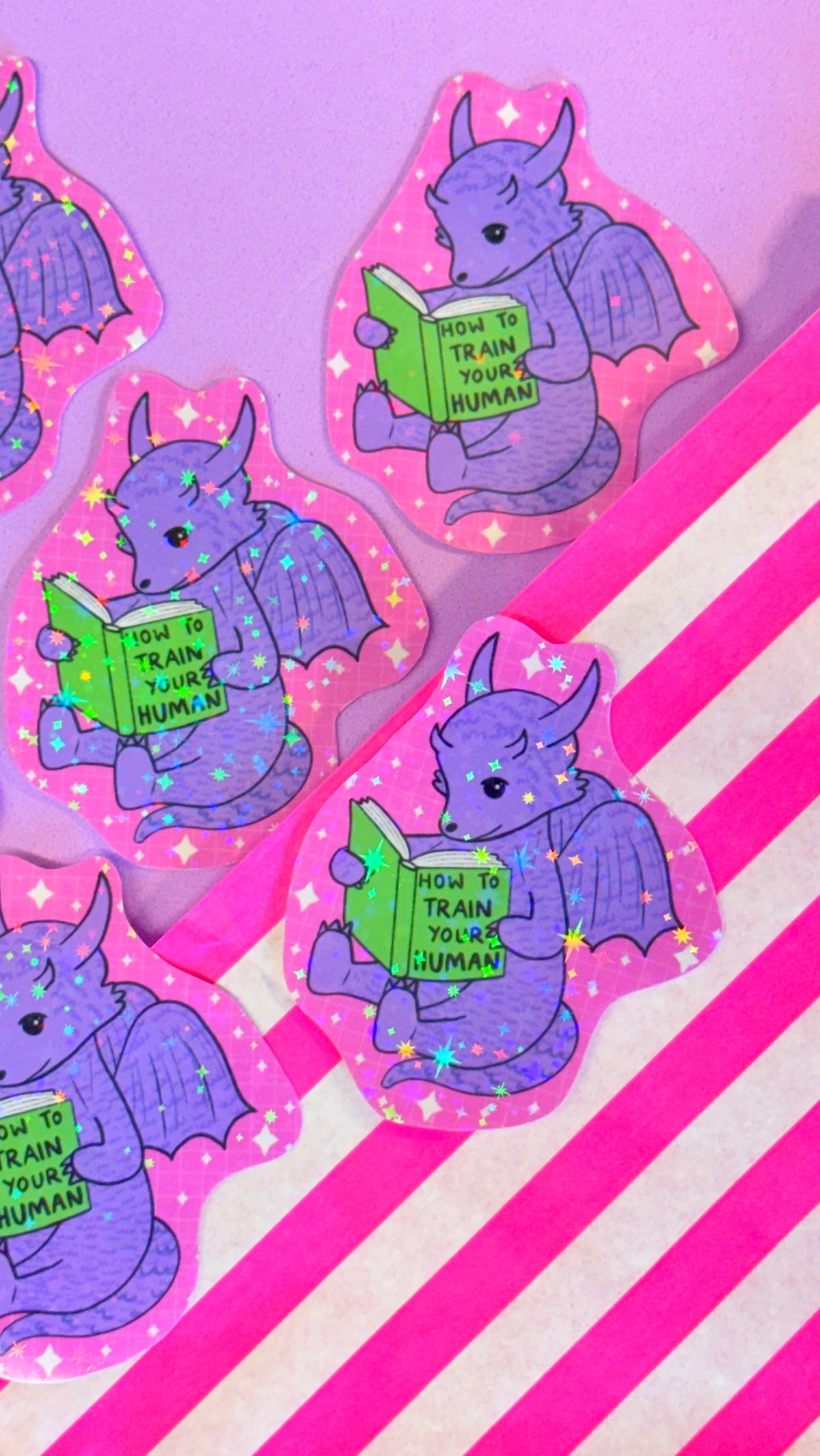 Bookish Dragon Sticker