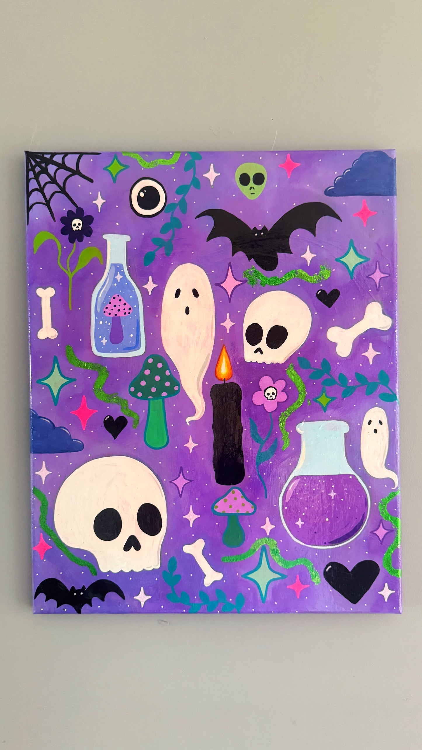 Spooky Cute Original Painting