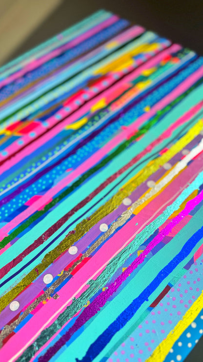 ‘Electric Days’ Original Art Canvas