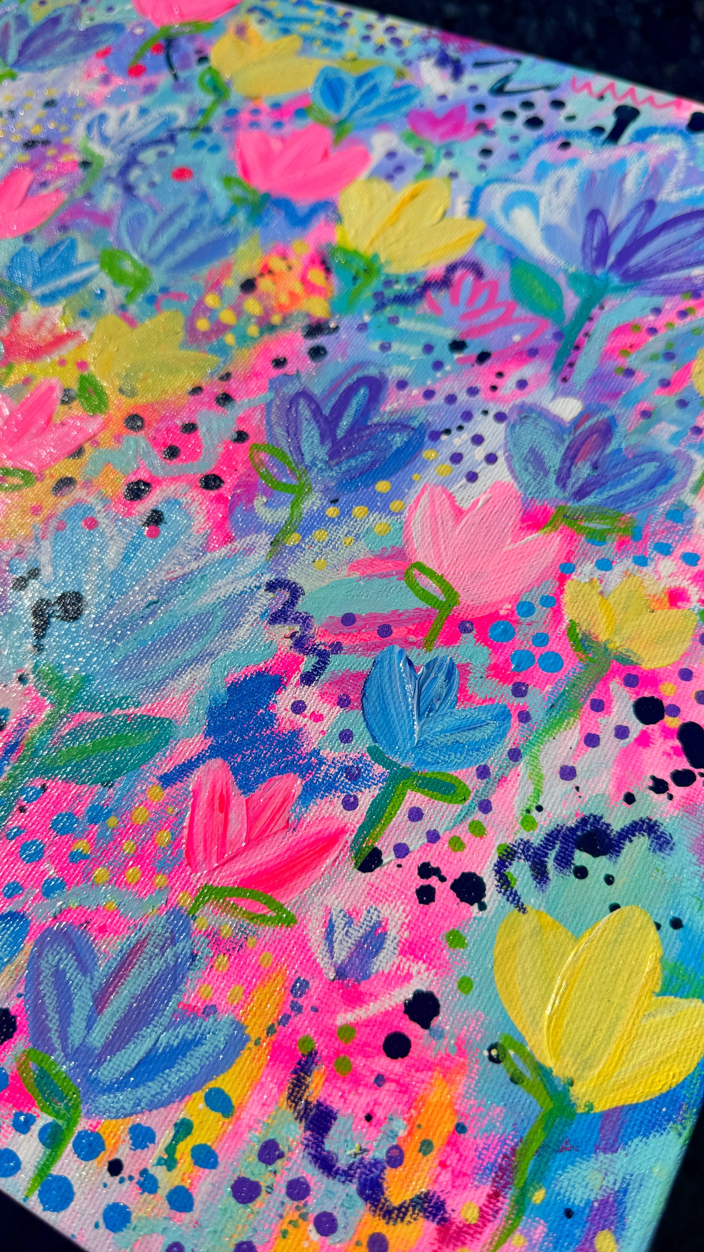 ‘Confetti Bloom’ Painting