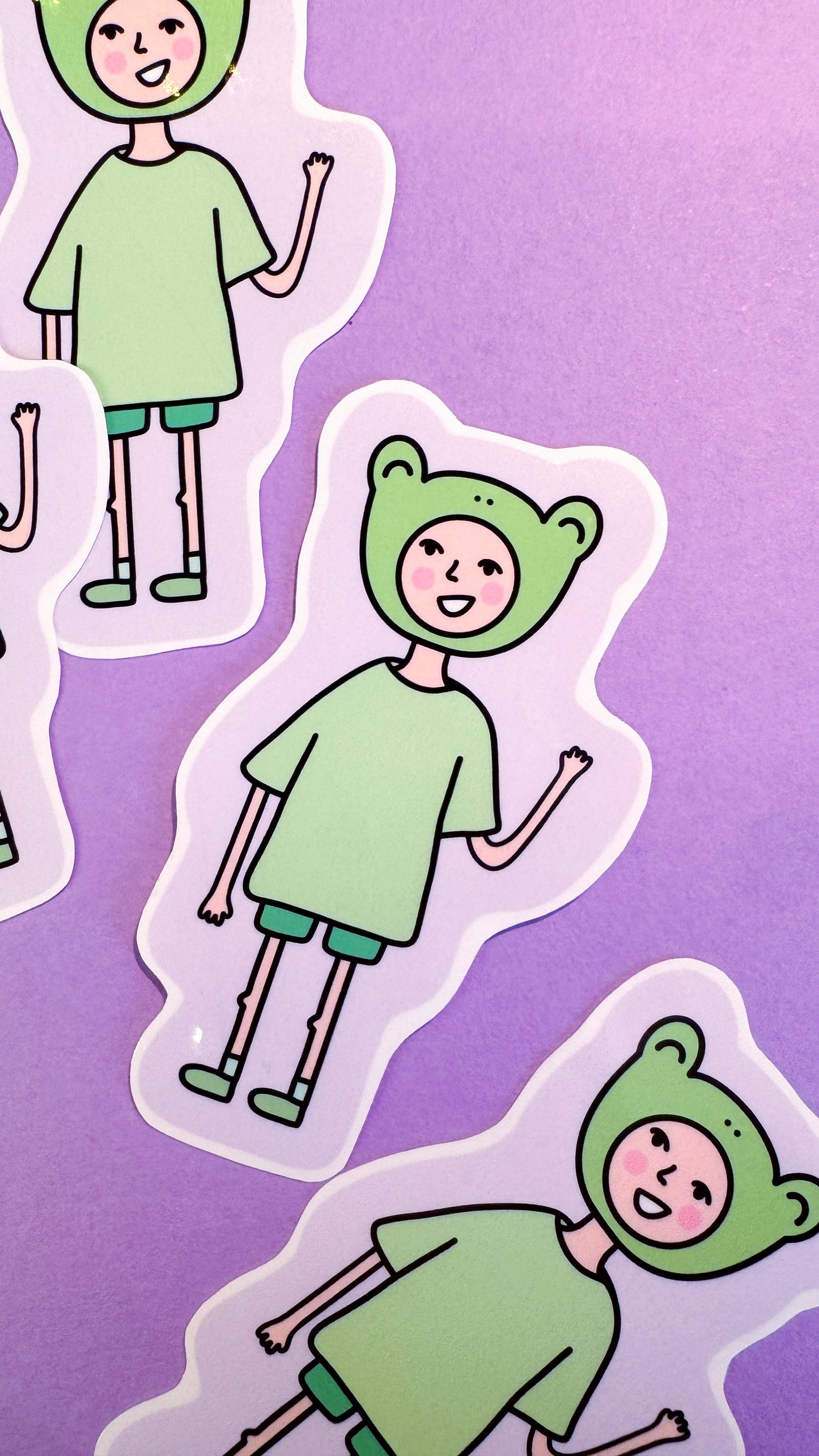 Frog Outfit Sticker
