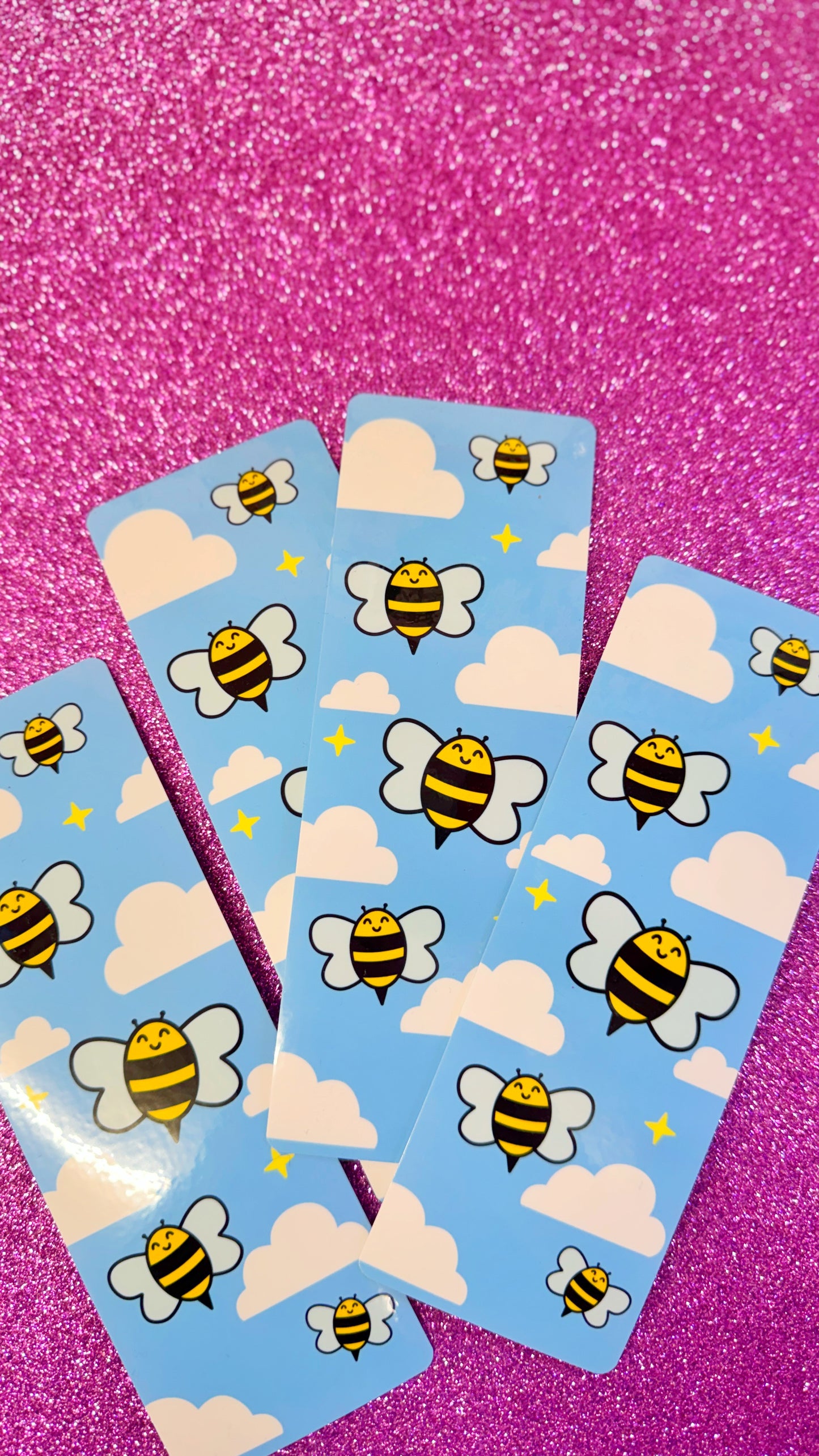 Cloudy Bee Bookmark