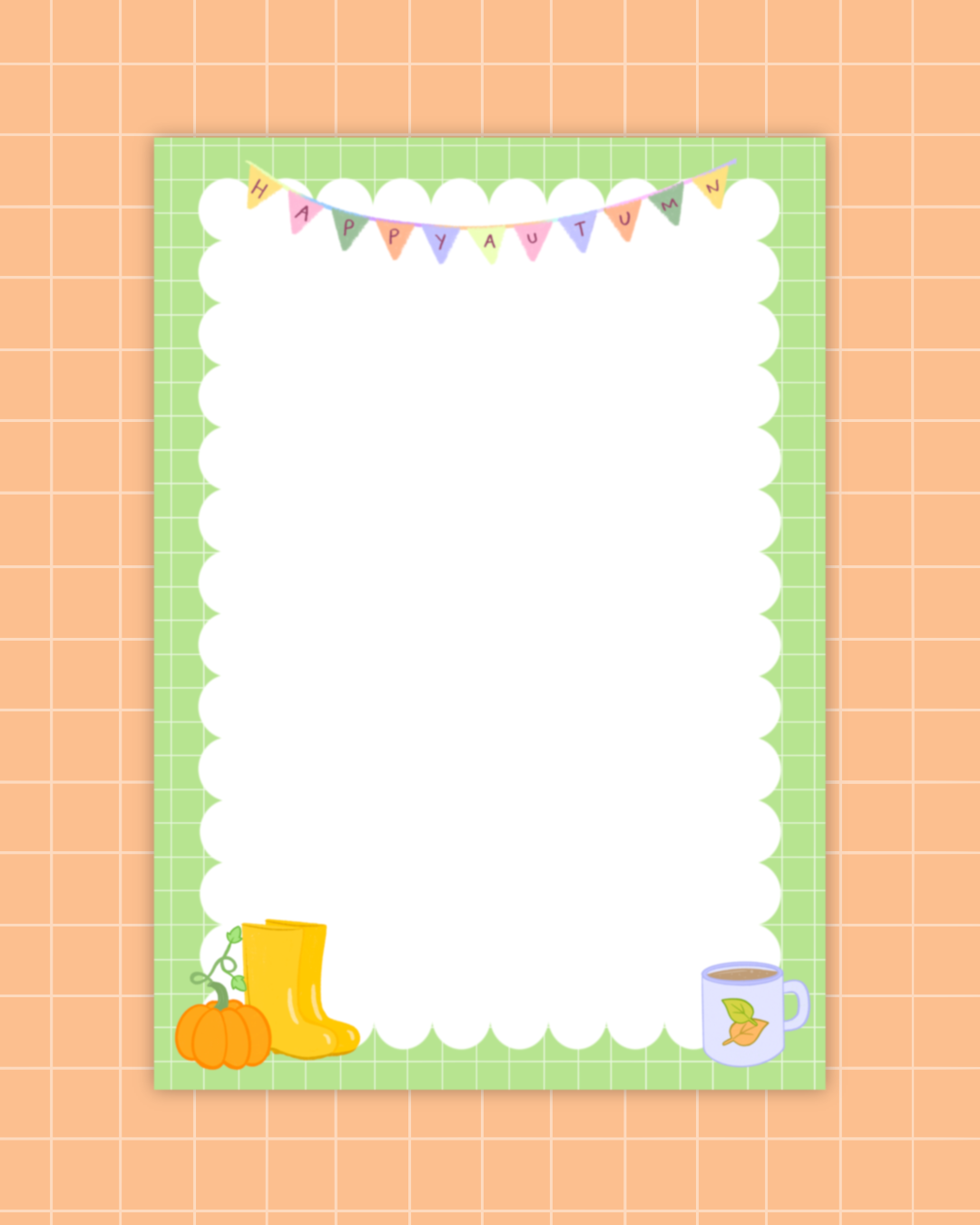 Happy Autumn Notepad