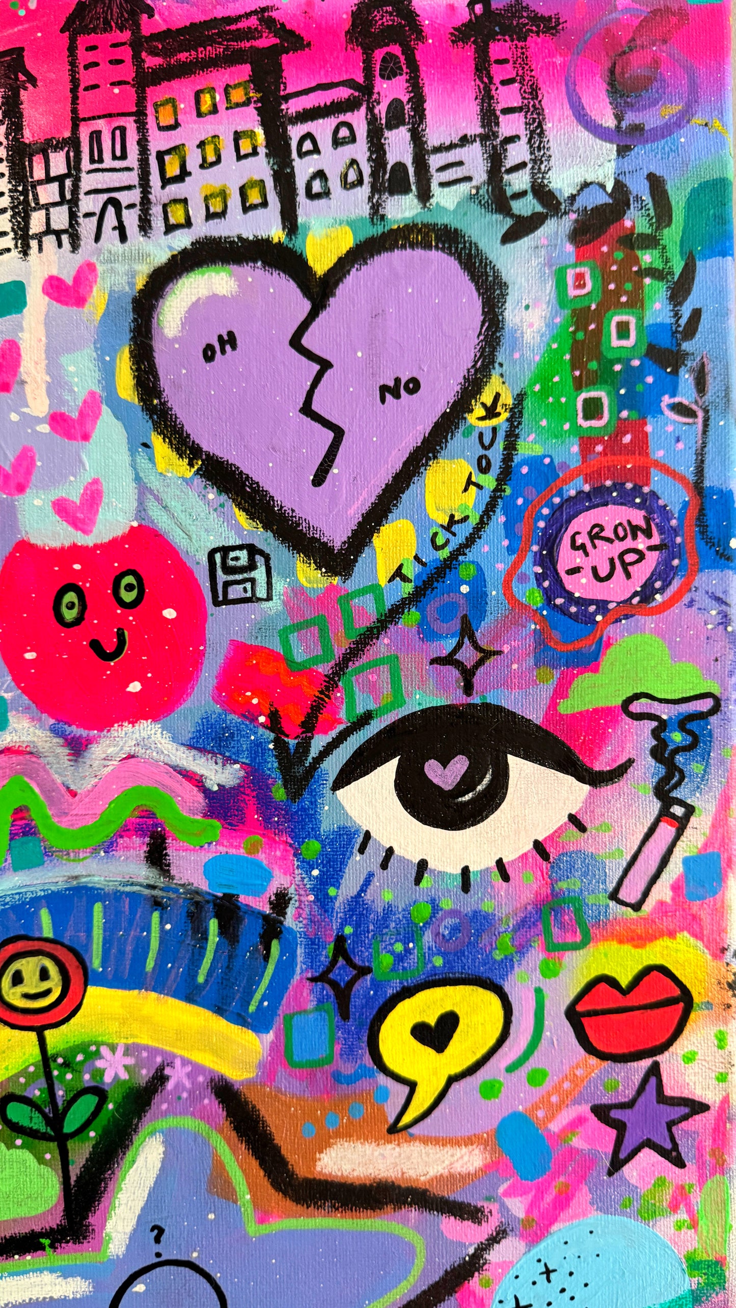 ‘Life’ Original Painting on Canvas