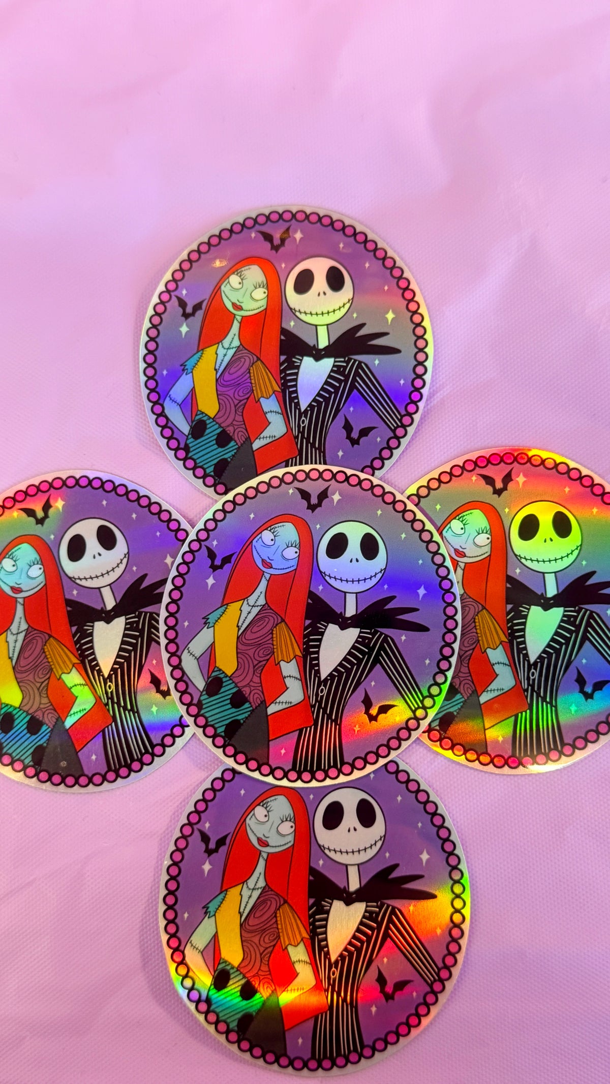 Sally & Jack Holo Sticker