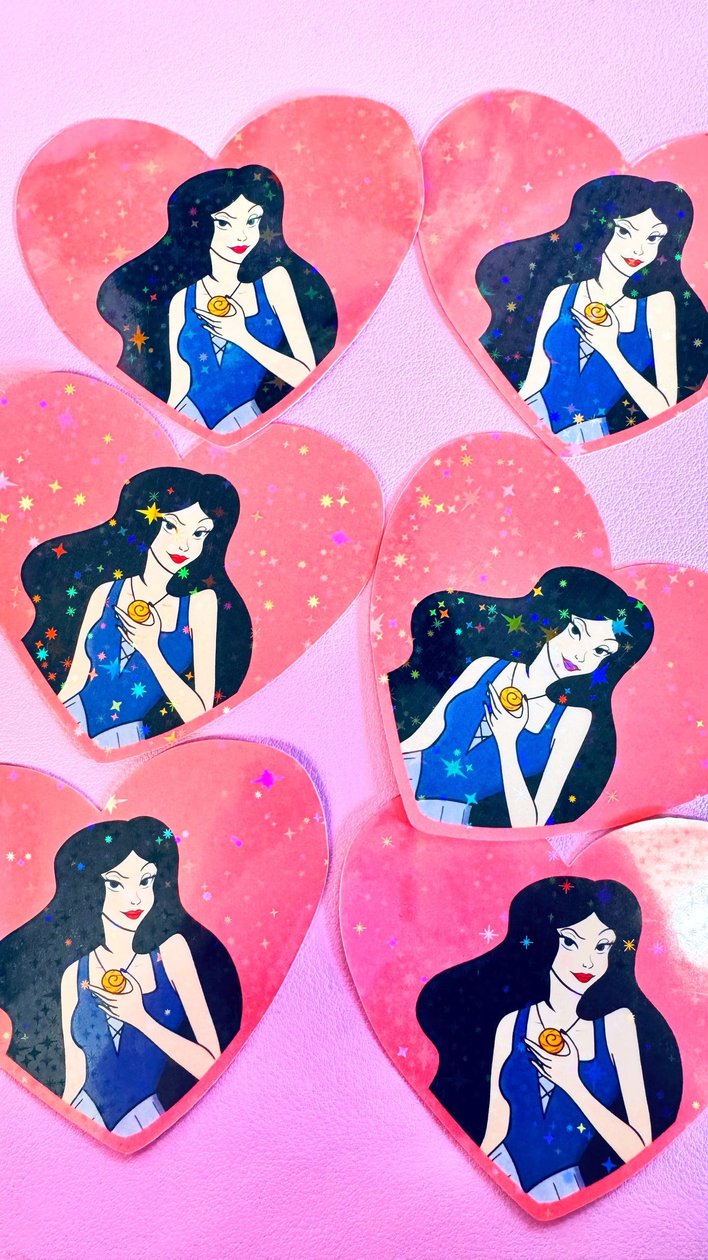 Vanessa Glitter Sticker