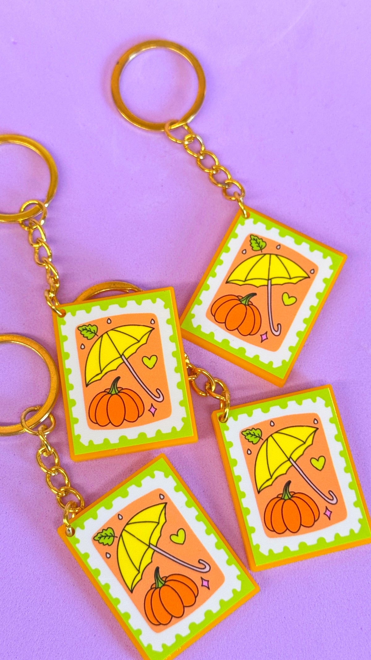 Autumnal Keychain Charm