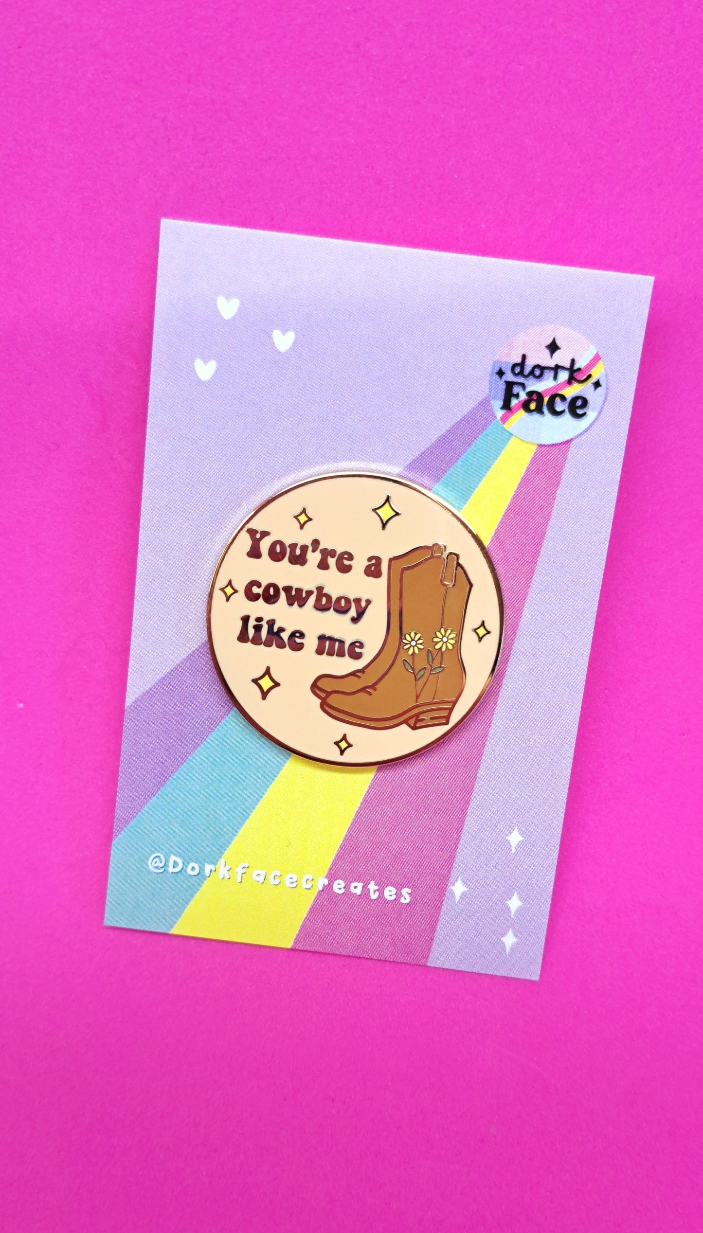 Cowboy Swiftie Pin