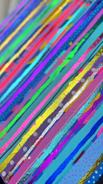 ‘Electric Days’ Original Art Canvas