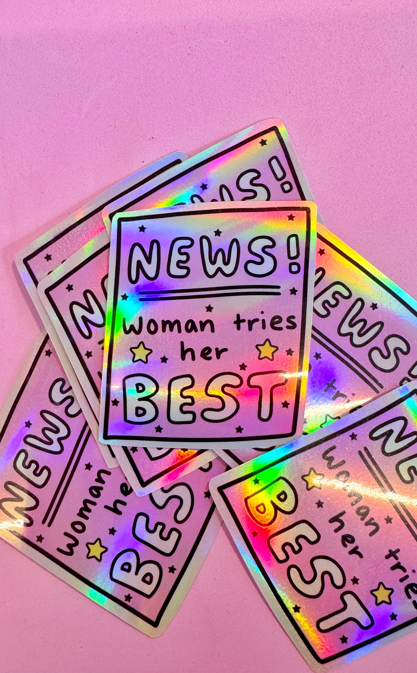 News! Holo Sticker