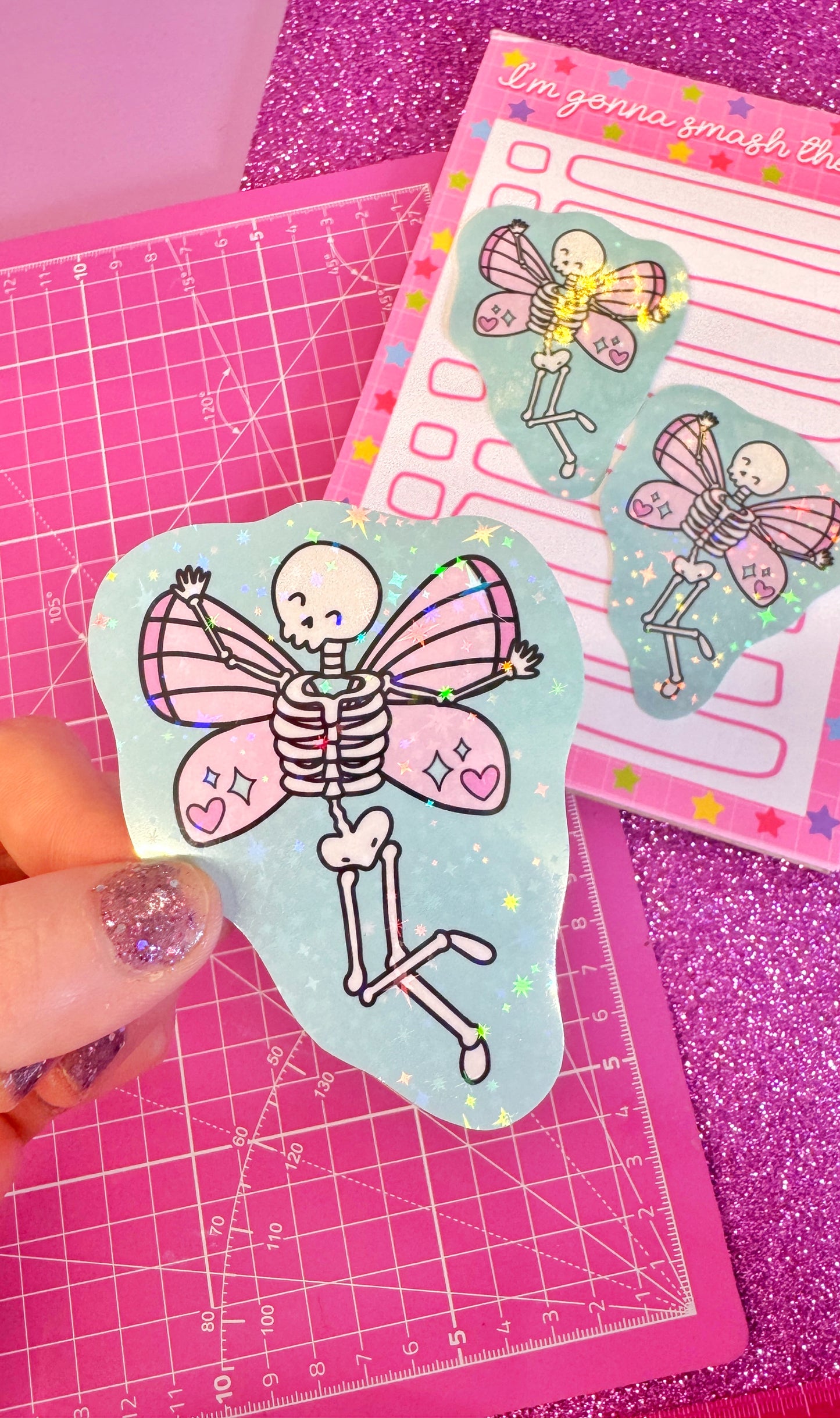 Fairy Skeleton Sticker