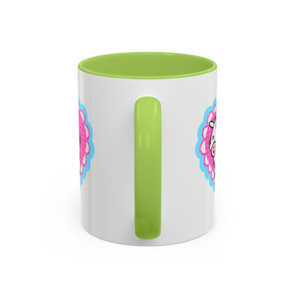 Cute Cow Heart Accent Coffee Mug