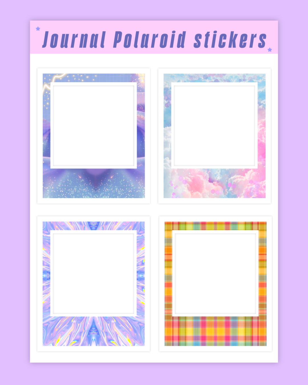 Polaroid Journal Stickers