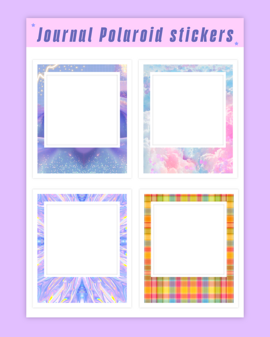 Polaroid Journal Stickers