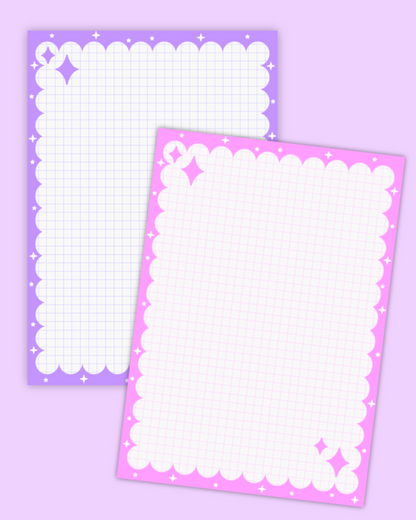 A5 Sparkle Notepad