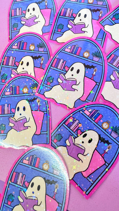 Ghost Reading Sticker