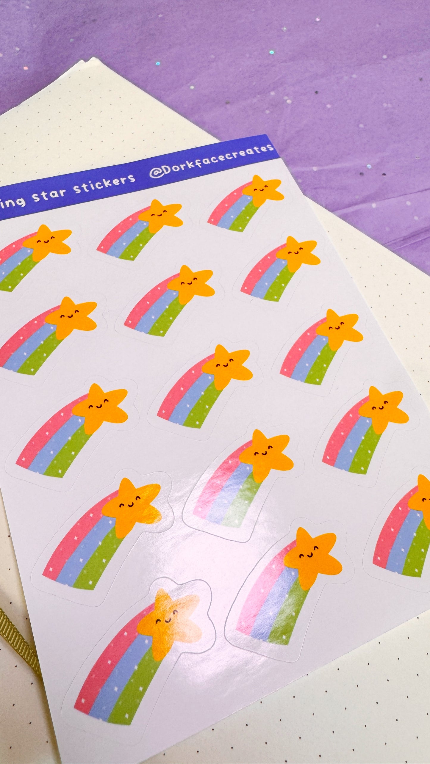 Shooting Stars Stickers