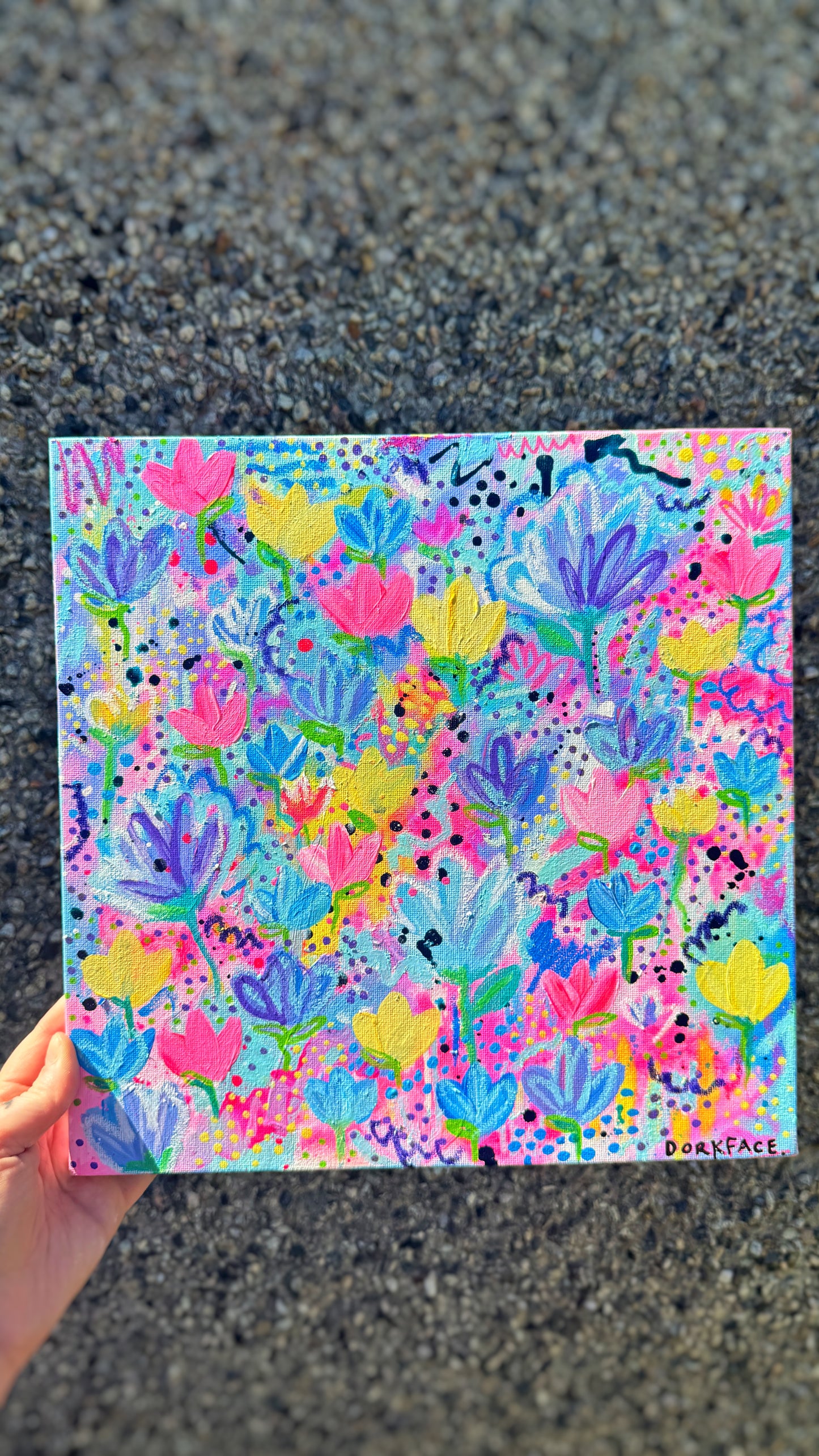 ‘Confetti Bloom’ Painting