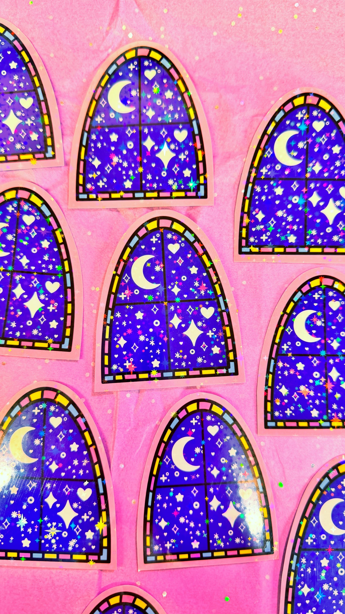 Night Window Stickers