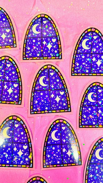 Night Window Stickers