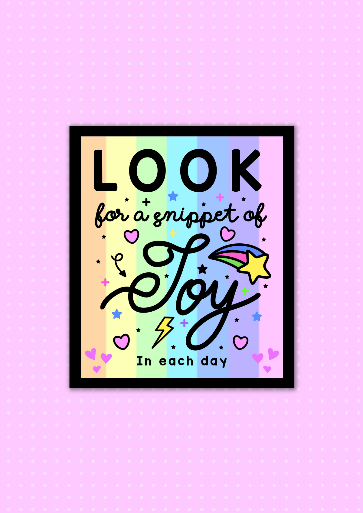 Snippet of Joy Art Print