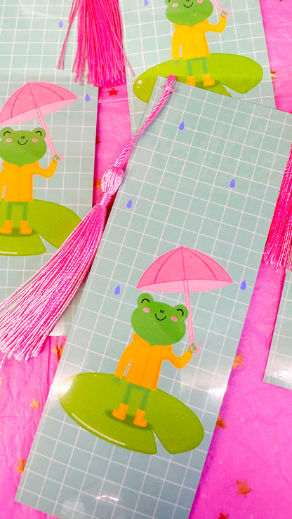 Rainy Froggy Bookmark