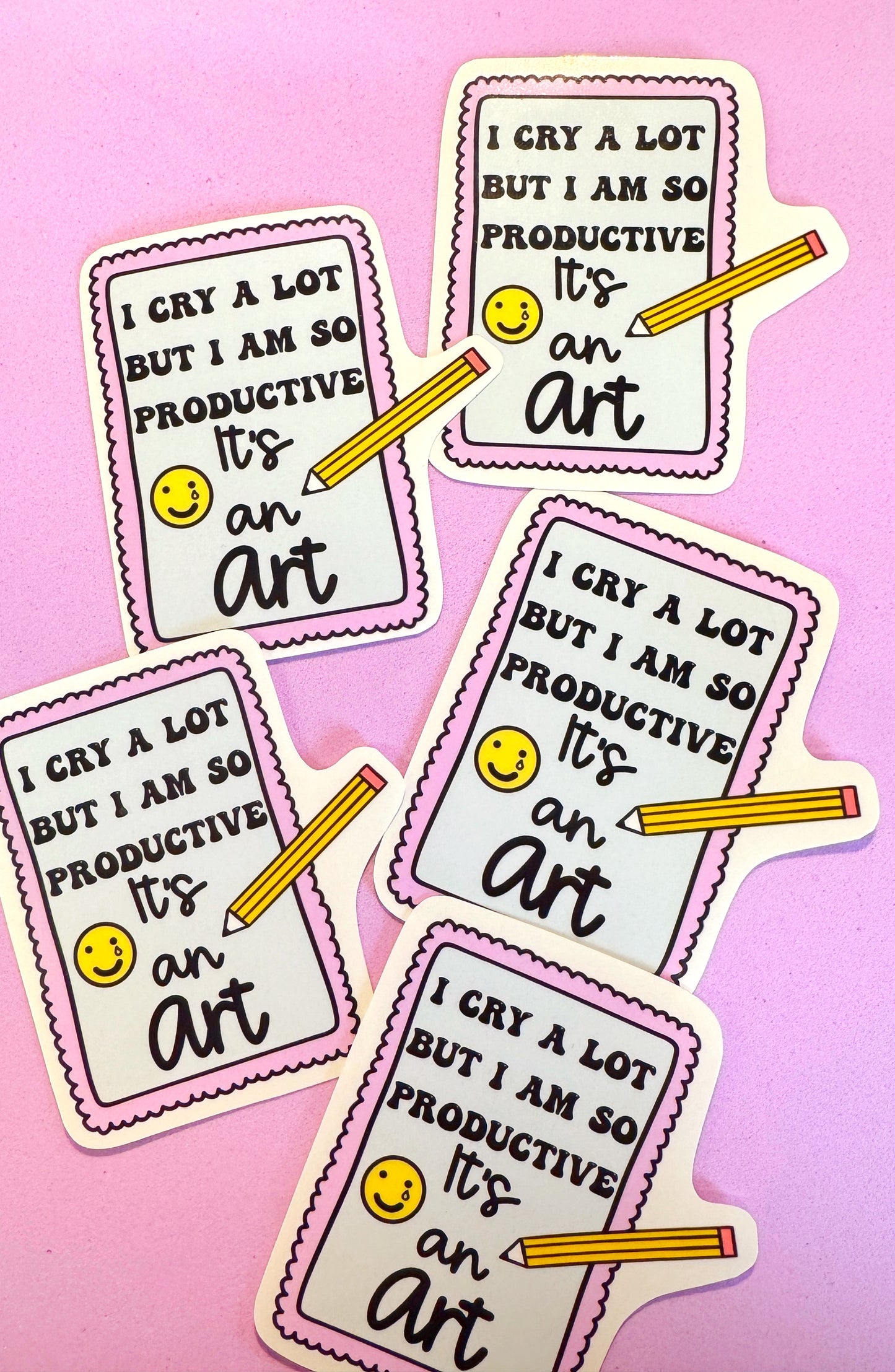 I Cry A Lot Sticker