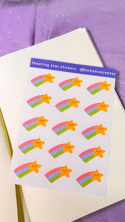 Shooting Stars Stickers