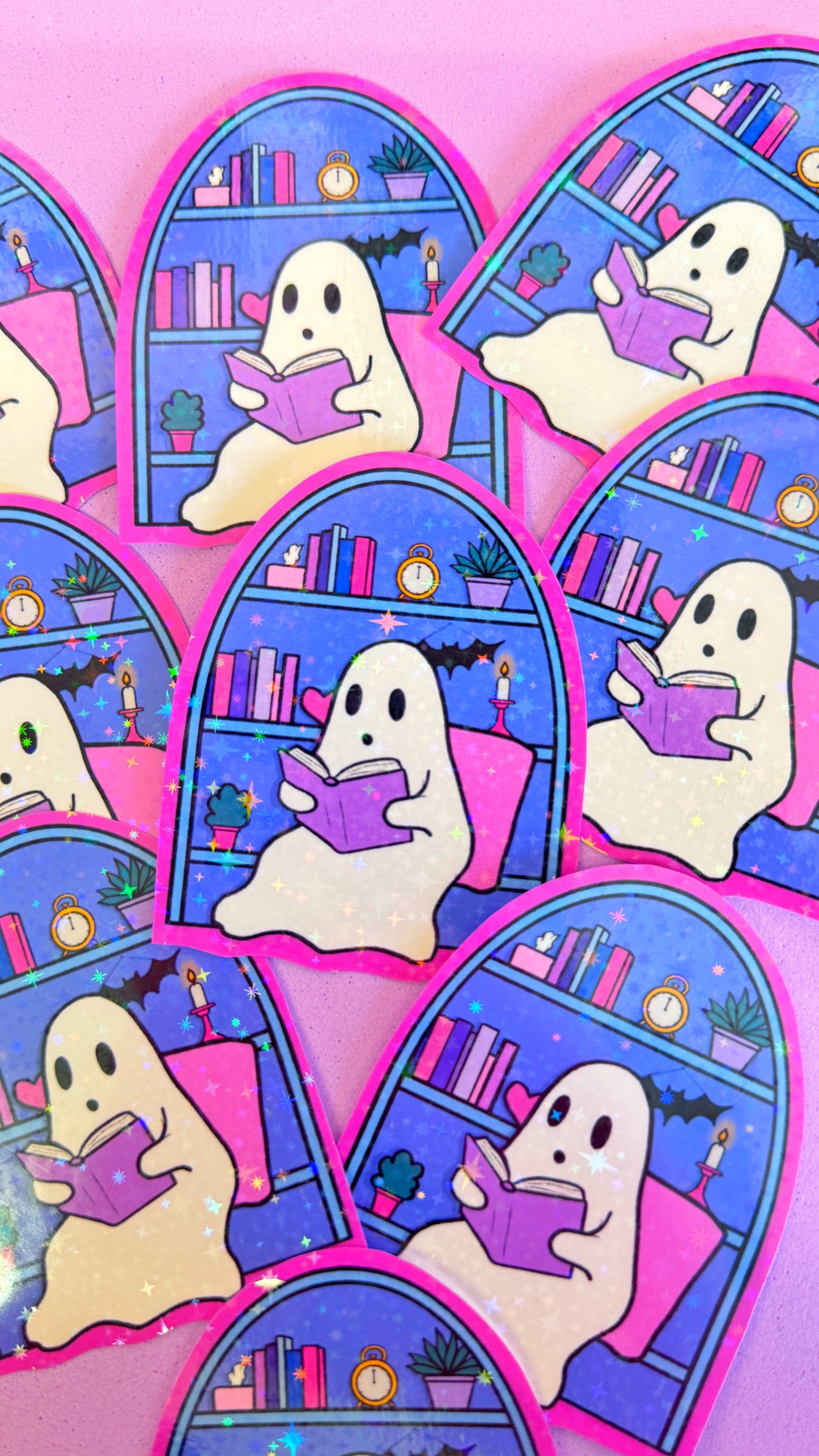 Ghost Reading Sticker