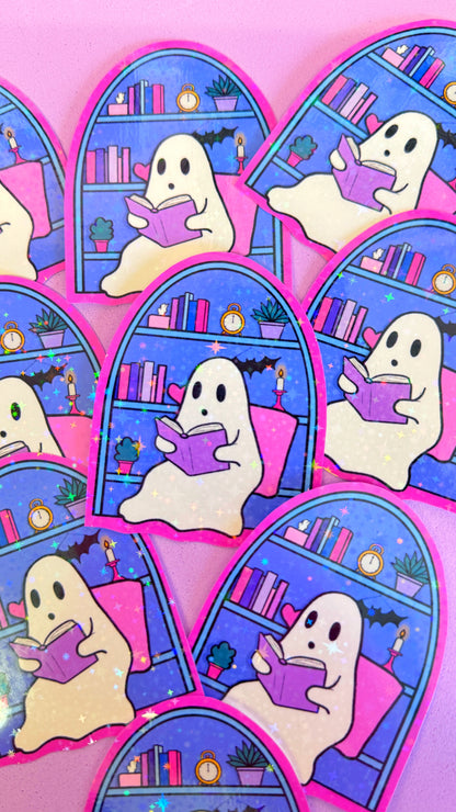 Ghost Reading Sticker
